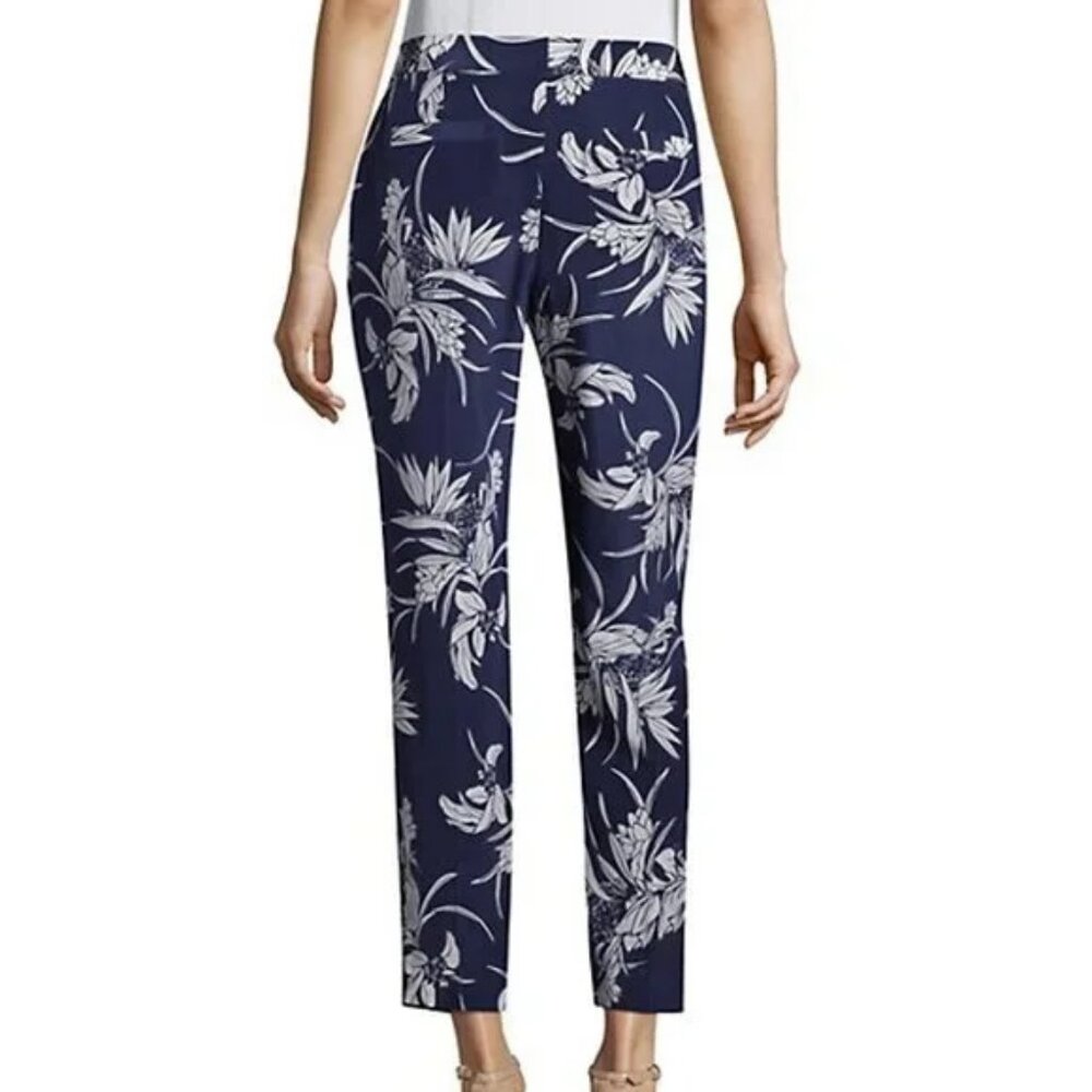 ESCADA "Tallula" SILK Tropical Floral Print Pants
